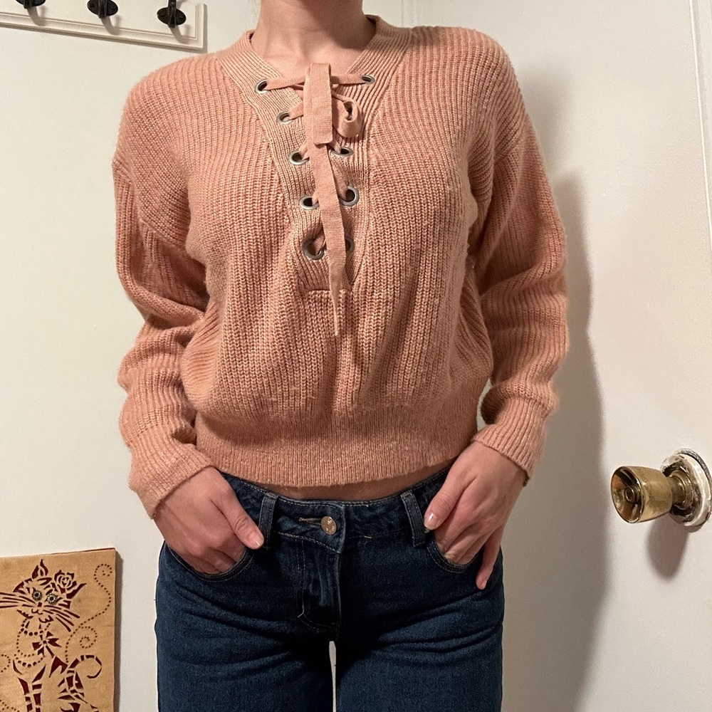H&M Light Pink Sweater